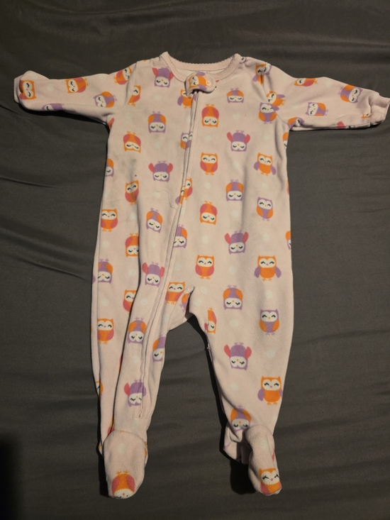 Carter's Other - Carter's Pink Owl Footed One-Piece Pajama